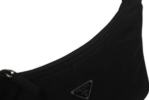 PRADA プラダ ワンショルダーバッグ ハンドバッグ トライアングルロゴ イタリア製 ナイロン ブラック 美品 中古 4c068514 