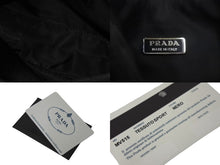 画像をギャラリービューアに読み込む, PRADA プラダ ワンショルダーバッグ ハンドバッグ トライアングルロゴ イタリア製 ナイロン ブラック 美品 中古 4c068514 