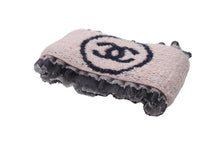 Load image into Gallery viewer, CHANEL シャネル ココマーク COCO リストバンド ブレスレット Ａ17947 レース ピンク ブラック 美品 中古 4c068549