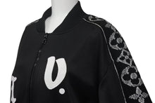 画像をギャラリービューアに読み込む, LOUIS VUITTON ルイヴィトン ブルゾン LVフラワーバンドトラックトップブルゾン 21AW ブラック M RM212 ZSC HLY92W 美品 中古 4c068553