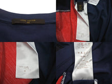 Load image into Gallery viewer, LOUISVUITTON ルイヴィトン ガストンVパッチTシャツ RM121 コットン ネイビー ホワイト レッド レッド サイズXL 美品 中古 4c068555
