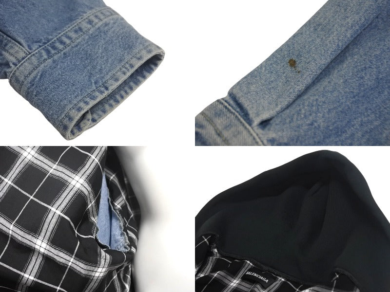 BALENCIAGA バレンシアガ ドッキング レイヤード デニム