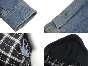 極美品】BALENCIAGA フード切り替えチェックシャツ デニムベスト 2点