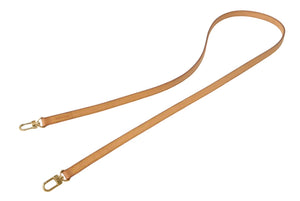 LOUIS VUITTON ルイヴィトン ショルダーストラップ バッグ アクセサリー ヌメ革 ブラウン ゴールド金具 ミニスピーディ用 美品 中古 4c068568