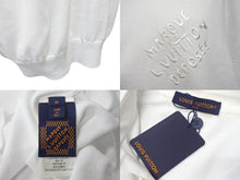 画像をギャラリービューアに読み込む, 新品未使用 LOUIS VUITTON ルイヴィトン ポロシャツ 1AFQQF サイズM Marque L.Vuitton déposée フェイクパール ホワイト 中古 4c068572