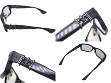 Load image into Gallery viewer, CHROME HEARTS クロムハーツ DSL サングラス 55-26-131 アイウェア マットブラック 美品 中古 4c068573