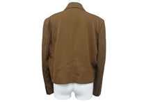 Load image into Gallery viewer, ISSEY MIYAKE イッセイミヤケ 80`s 筆タグ ウール ジャケット JG34129 ブラウン サイズM 美品 中古 4c068577