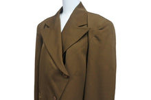 Load image into Gallery viewer, ISSEY MIYAKE イッセイミヤケ 80`s 筆タグ ウール ジャケット JG34129 ブラウン サイズM 美品 中古 4c068577