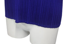 Load image into Gallery viewer, PLEATS PLEASE ISSEY MIYAKE プリーツプリーズ イッセイミヤケ Tシャツ PP11-JK208 ブルー サイズ3 美品 中古 4c068578