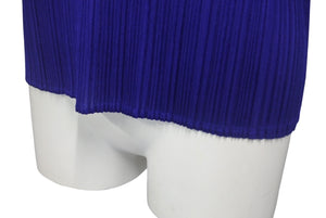 PLEATS PLEASE ISSEY MIYAKE プリーツプリーズ イッセイミヤケ Tシャツ PP11-JK208 ブルー サイズ3 美品 中古 4c068578
