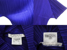 Load image into Gallery viewer, PLEATS PLEASE ISSEY MIYAKE プリーツプリーズ イッセイミヤケ Tシャツ PP11-JK208 ブルー サイズ3 美品 中古 4c068578