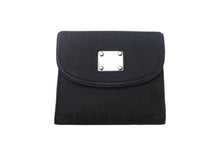 画像をギャラリービューアに読み込む, CHRISTIAN DIOR クリスチャンディオール トロッター 二つ折り 財布 コンパクト ブラック 美品 中古 4c068602