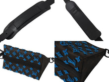 画像をギャラリービューアに読み込む, 極美品 LouisVuitton ルイヴィトン トリアングル メッセンジャー モノグラムタフタージュ ショルダーバッグ ブラウン ブルー 中古4c068652