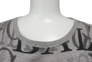 BALENCIAGA バレンシアガ Tシャツ TS50 571205 TEVA4 1300 サイズS 2018年 総柄 グレー 良品 中古 4c076241