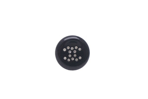 CHANEL シャネル ピアス 両耳 ココマーク ブラック ラインストーン レジン アクセサリー 美品 中古 4c068671