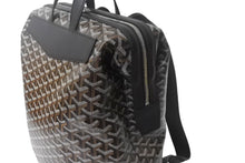 Load image into Gallery viewer, 新品未使用 GOYARD ゴヤール シザルパン バックパック ブラック リュック カーフスキン CISALPMMLTY01CL01P シルバー金具 中古 4c068689