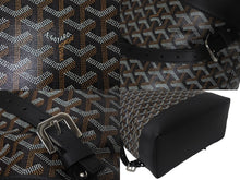 Load image into Gallery viewer, 新品未使用 GOYARD ゴヤール シザルパン バックパック ブラック リュック カーフスキン CISALPMMLTY01CL01P シルバー金具 中古 4c068689
