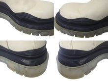 Load image into Gallery viewer, BOTTEGA VENETA ボッテガヴェネタ タイヤ チェルシーブーツ シーソルト ブラック クリア 美品 中古 4c068738