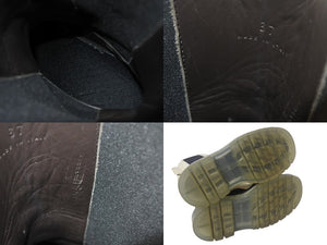 BOTTEGA VENETA ボッテガヴェネタ タイヤ チェルシーブーツ シーソルト ブラック クリア 美品 中古 4c068738