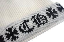 Load image into Gallery viewer, 新品未使用 CHROME HEARTS クロムハーツ カシミア ビーニー ニットキャップ BIG DADDY ビッグ ダディ ホワイト 中古 4c068771
