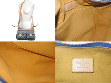 画像をギャラリービューアに読み込む, LOUIS VUITTON ルイヴィトン バギーPM ショルダーバッグ M95049 モノグラムデニム ゴールド金具 ブルー 美品 中古 4c068781