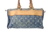 Load image into Gallery viewer, LOUISVUITTON ルイヴィトン ネオスピーディ ハンドバッグ M95019 モノグラムデニム ブルー ブラウン ゴールド 良品 中古 4c068797