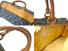 Load image into Gallery viewer, LOUISVUITTON ルイヴィトン ネオスピーディ ハンドバッグ M95019 モノグラムデニム ブルー ブラウン ゴールド 良品 中古 4c068797