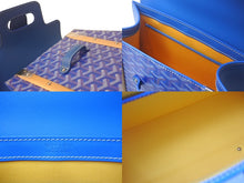 Load image into Gallery viewer, 新品未使用 Goyard ゴヤールサイゴンPM 2WAYショルダーバッグ ハンドバッグ ゴヤールディンキャンバス ブルー ウッド 4c068807