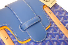Load image into Gallery viewer, 新品未使用 Goyard ゴヤールサイゴンPM 2WAYショルダーバッグ ハンドバッグ ゴヤールディンキャンバス ブルー ウッド 4c068807