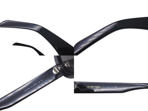 CELINE セリーヌ サングラス CL40194U サイズ52□22 145 トリオンフ ブラック アセテート プラスチック 良品 中古 4c068817