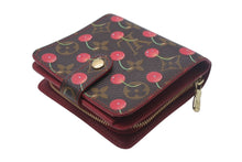 Load image into Gallery viewer, 極美品 LOUIS VUITTON ルイヴィトン 二つ折り財布 コンパクトジップ さくらんぼ 村上隆 モノグラム M95005 中古 4c068823
