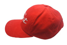 Load image into Gallery viewer, 新品未使用 SAINT MICHAEL セントマイケル CAP キャップ SECRET シークレット コーデュロイ レッド ホワイト サイズ0S 中古 4c068898