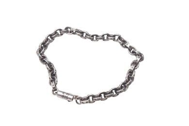 CHROME HEARTS クロムハーツ ペーパーチェーンブレスレット 重量11.2g 全長18.5cm シルバー925 1999刻印 美品 中古 4c068903