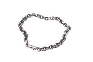 CHROME HEARTS クロムハーツ ペーパーチェーンブレスレット 重量11.2g 全長18.5cm シルバー925 1999刻印 美品 中古 4c068903