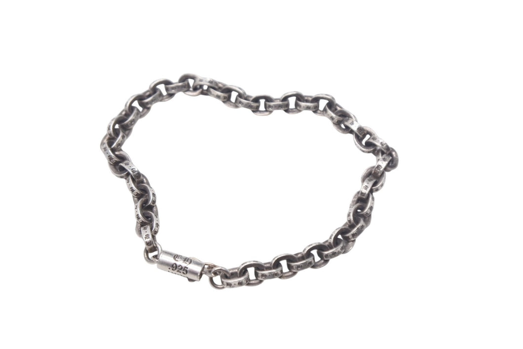 CHROME HEARTS クロムハーツ ペーパーチェーンブレスレット 重量11.2g 全長18.5cm シルバー925 1999刻印 美品 中古 4c068903