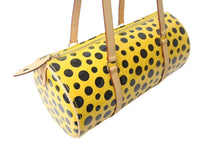 Load image into Gallery viewer, 極美品 LOUIS VUITTON ルイヴィトン×草間彌生 ハンドバッグ パピヨン モノグラム パンプキンドット イエロー M91424 中古 4c068910