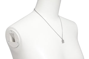 CHANEL シャネル ココマーク ネックレス ラインストーン アクセサリー 6.0g メタル フランス製 シルバー 美品 中古 4c068919