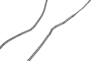 CHANEL シャネル ココマーク ネックレス ラインストーン アクセサリー 6.0g メタル フランス製 シルバー 美品 中古 4c068919
