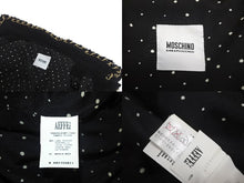 Load image into Gallery viewer, MOSCHINO CHEAP&amp;CHIC モスキーノ チープアンドシック スパンコール ポリエステル ブラック ゴールド金具 36 美品 中古 4c068932