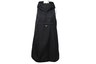 PRADA プラダ ノースリーブ ワンピース 230691 サイズ36 トライアングルロゴ Re Nylon リナイロン 黒 美品 中古 4c068945 