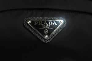 PRADA プラダ ノースリーブ ワンピース 230691 サイズ36 トライアングルロゴ Re Nylon リナイロン 黒 美品 中古 4c068945 