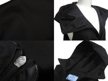 画像をギャラリービューアに読み込む, PRADA プラダ ノースリーブ ワンピース 230691 サイズ36 トライアングルロゴ Re Nylon リナイロン 黒 美品 中古 4c068945 