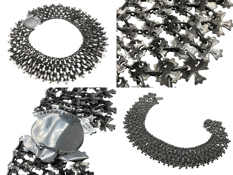 CHROME HEARTS クロムハーツ チェーンメイルオーバルクロス