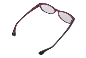 CHROME HEARTS クロムハーツ メガネ アイウェア EDITH CHプラス BSフレア ブラック ピンク シルバー925 度入り 美品 中古 4c068947