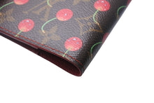 Load image into Gallery viewer, 極美品 LouisVuitton ルイヴィトン モノグラムチェリー アジェンダPM 手帳カバー システム手帳 手帳ブックカバー 村上隆 R21023 中古 4c068951