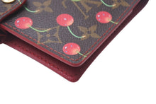 Load image into Gallery viewer, 極美品 LouisVuitton ルイヴィトン モノグラムチェリー アジェンダPM 手帳カバー システム手帳 手帳ブックカバー 村上隆 R21023 中古 4c068951