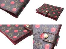 Load image into Gallery viewer, 極美品 LouisVuitton ルイヴィトン モノグラムチェリー アジェンダPM 手帳カバー システム手帳 手帳ブックカバー 村上隆 R21023 中古 4c068951