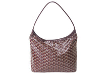 Load image into Gallery viewer, 新品同様 GOYARD ゴヤール ボエム ホーボーバッグ バーガンディ BOHEMEPMLTY33CL33P コーティングキャンバス シルバー金具 中古 4c068954