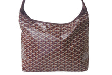 Load image into Gallery viewer, 新品同様 GOYARD ゴヤール ボエム ホーボーバッグ バーガンディ BOHEMEPMLTY33CL33P コーティングキャンバス シルバー金具 中古 4c068954