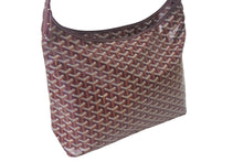 Load image into Gallery viewer, 新品同様 GOYARD ゴヤール ボエム ホーボーバッグ バーガンディ BOHEMEPMLTY33CL33P コーティングキャンバス シルバー金具 中古 4c068954